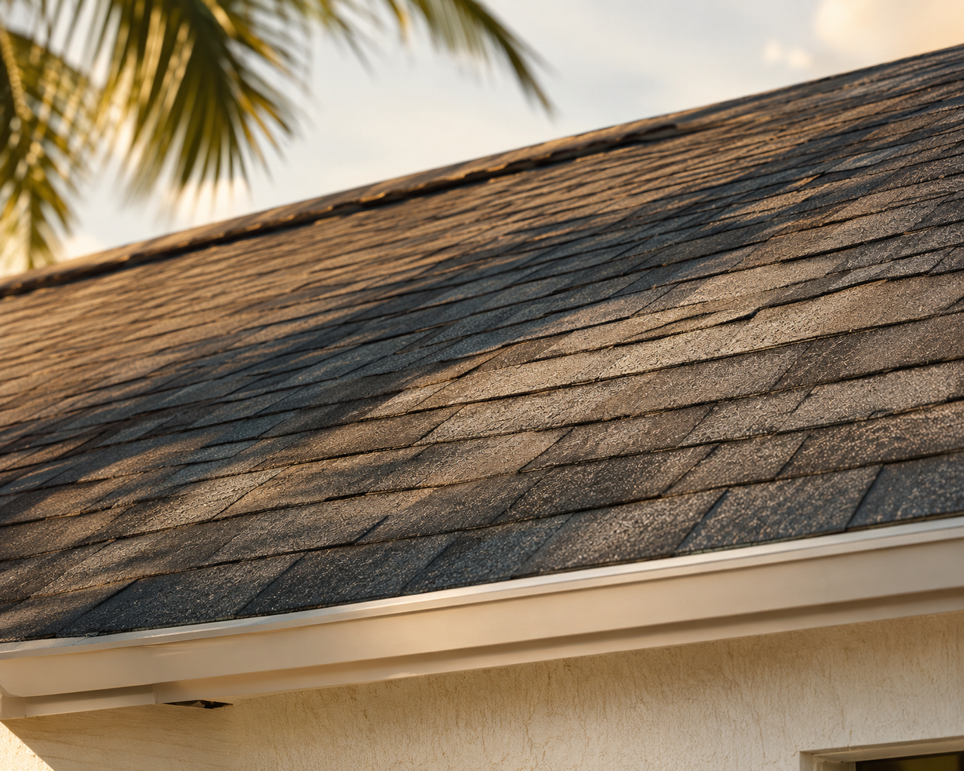 Shingle roof installed by Prestige Roofing in Bonita Springs, FL